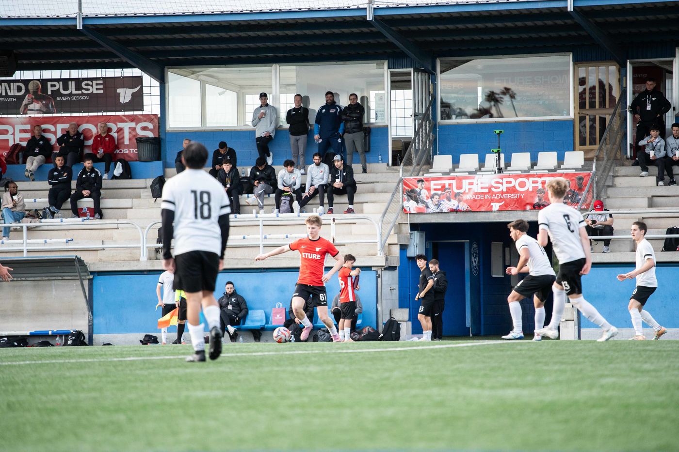 Acción de partido en el ETURE Showcase