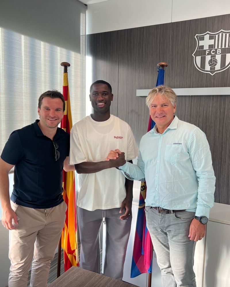 Representantes de ETURE en el FC Barcelona